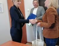 Finalistki Olimpiady ZUS odebrały zaświadczenia