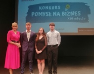 Kolejne zwycięstwo uczniów w konkursie "Pomysł na biznes"